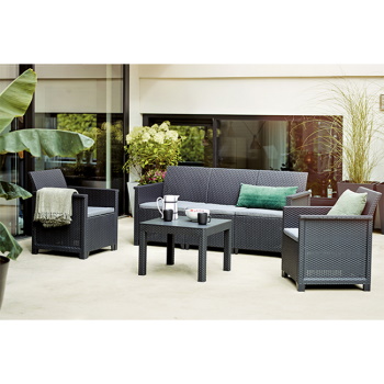 Baštenski set Elodie 3 seater, grafit CU 246150-1